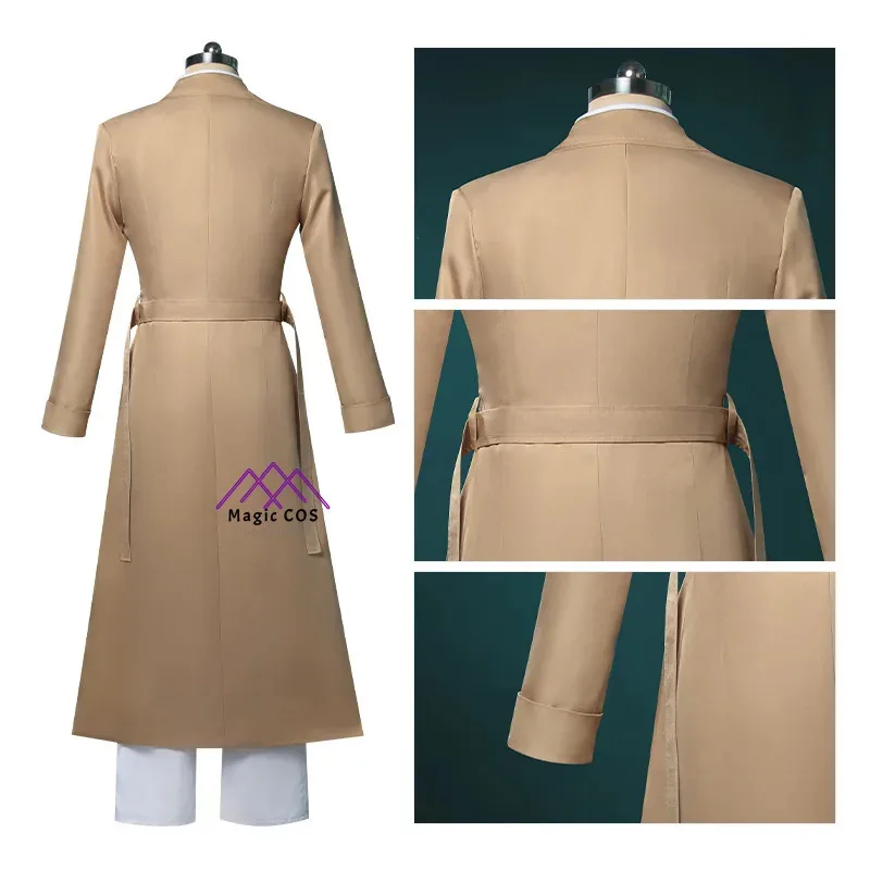 Anime Bungo Stray dogs Dazai Osamu cosplay costume for men women jacket coat suit adult Halloween Christmas clothes comic-Conset