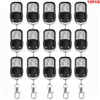 Metal Push Button Remote Control Transmitter ABCD / Lock Unlock 4Button 433MHz Universal 4 Buttons Garage Door Opener Remote