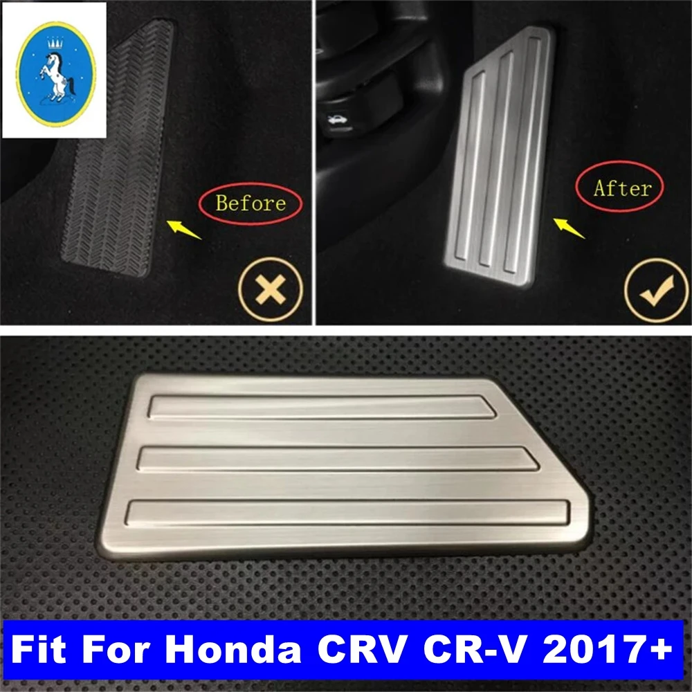 

Silver Fit For Honda CRV CR-V 2017 2018 2019 2020 Car Left Foot Rest Pedal Panel Decoration Cover Trim Kit Interior Accessories