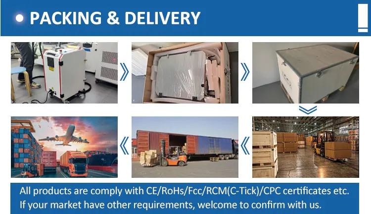 3000W Handheld Fiber Laser Welding Machine New Condition Laser Welder for Alumin