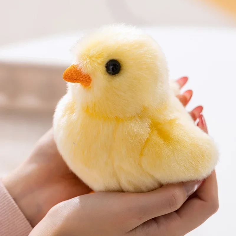 Peluche de Pollito Amarillo de 12 cm, Juguete de Peluche Suave, Adorable Muñeco de Pollito, Regalo de Cumpleaños, Decoración para el Hogar