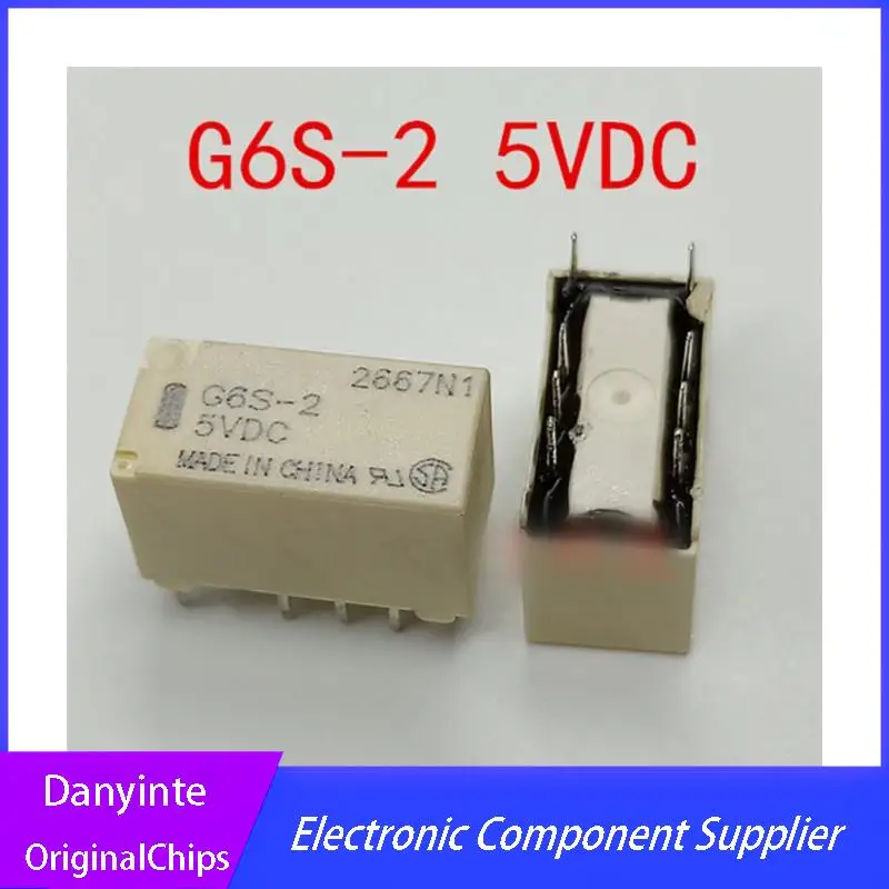 NEW  10PCS/LOT  relay  G6S-2 G6S-2-5VDC G6S-2-4.5VDC G6S-2-12VDC G6S-2-24VDC G6S-2 5VDC   G6S-2 24VDC 4.5v 5v 12v 24v  8Pin