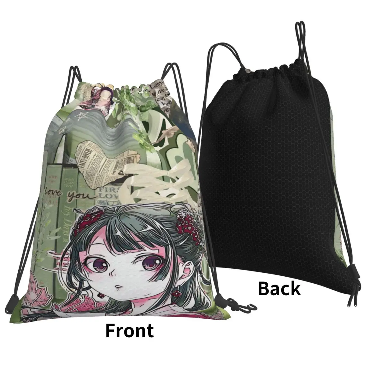 

The Apothecary Diaries Maomao Backpacks Multi-function Drawstring Bags Sundries Bag Book Bags for Travel School