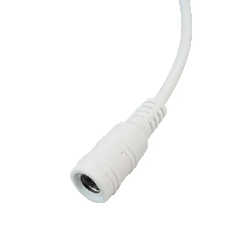 Cable de alimentación macho y hembra para CCTV, conector adaptador de 5,5x2,1mm, un solo Color, 3528, 5050, cinta de luz LED