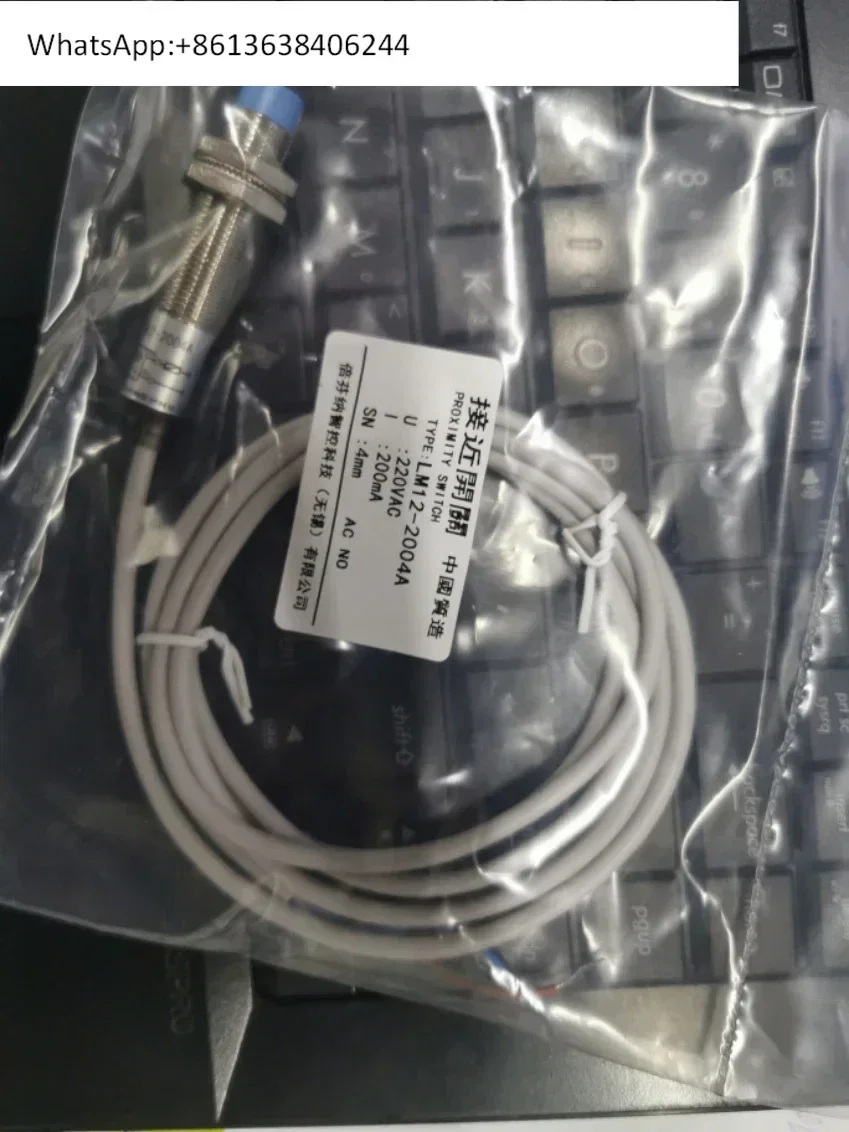 

Датчик приближения LM12-2004A AC, 2-проводной, 220В, нормально открытый, LJ12A3-4-J EZ, металлический датчик M12