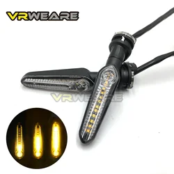 Motorcycle Turn Signals 12 Leds Water Flowing Indicator Arrow Blinker Lamps For YAMAHA MT09 TRACER YZF R15/R1/R6 XSR 700/900 XJ6