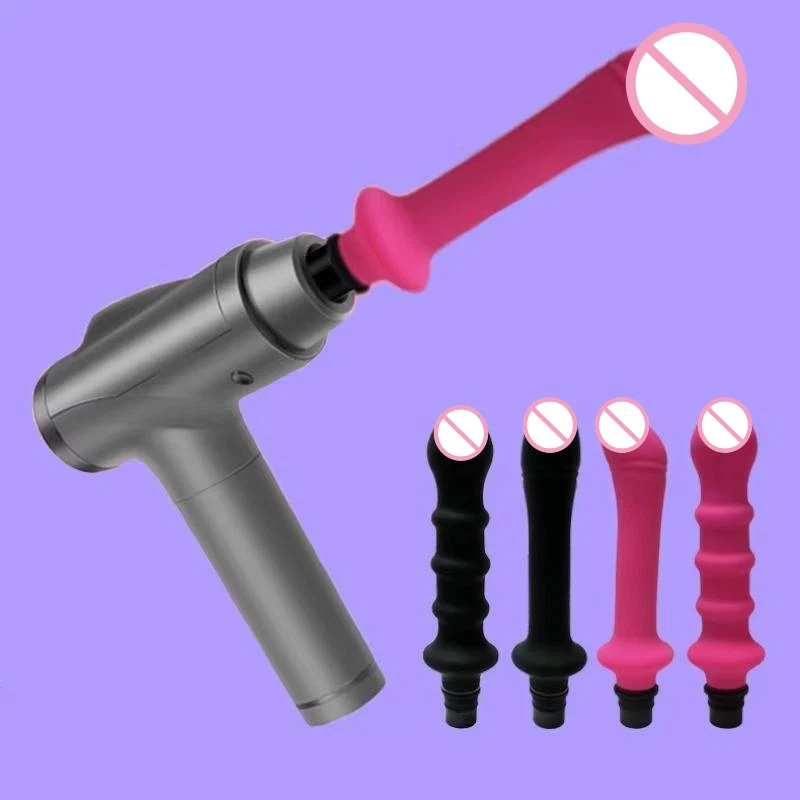【A】1 Pc Threaded Silicone Fascia  Massage Head With 3 Sizes Of Connectors, 12-13mm/15-16mm/18-19mm, Fascia  Massage dildo view 3