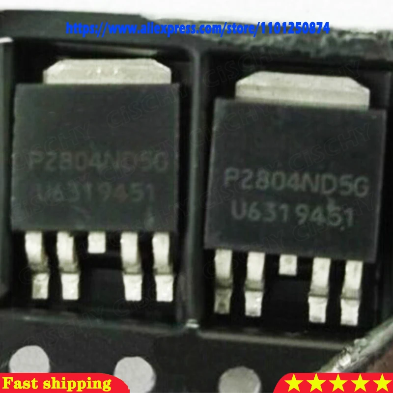 

10pcs/lot P2804ND5G P2804N P2804 TO-252-5 In Stock