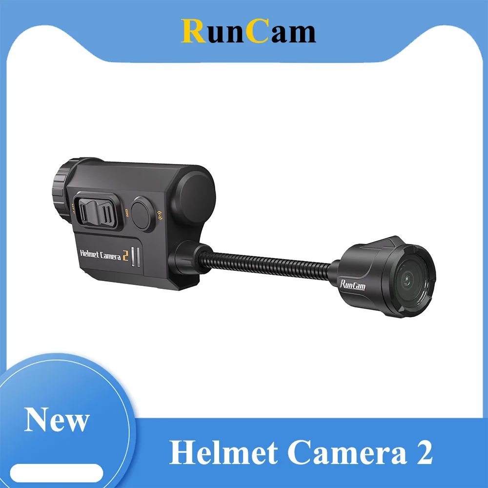 RunCam Helmet Camera 2 IP67 1920*1080 60fps Angle Face Mask Recorder Airsoft Recording Video Action Camera Sports Camera - image 1 of 5