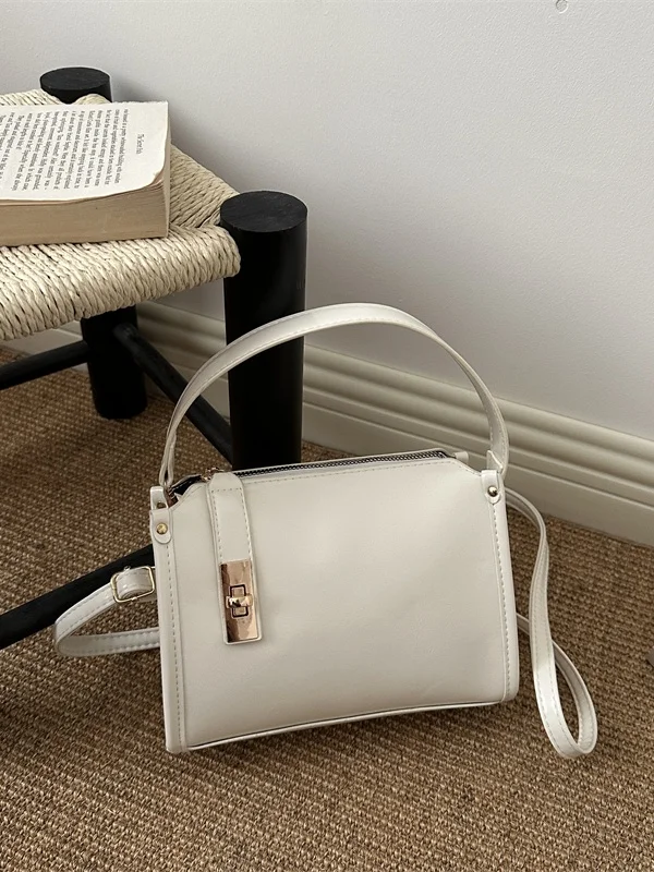 Korean Style Minimalist Small Square Bag Women's 2026 New Versatile Single Shoulder Slant Cross Bag High Quality Fashion Comm...