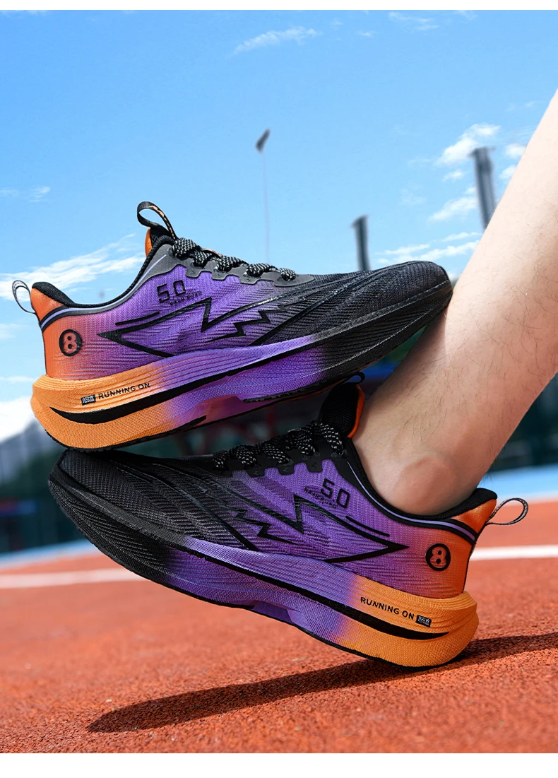 Men Sports Running Shoes Carbon Board Air Cushion Breathable Lightweight Women's Comfortable Athletic Nonskid Sneakers S7791dcef16714b58b5409e9fc13f4b547