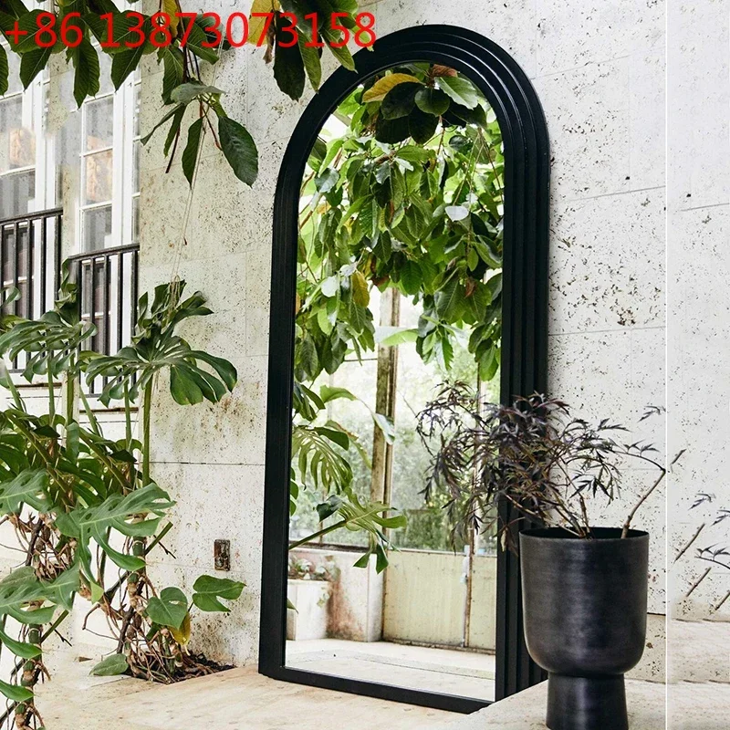 

Портативное косметическое зеркало: стильное, большое, роскошное, длинное, волнистое, современное напольное зеркало в полный рост, эстетичное, для декора гостиной