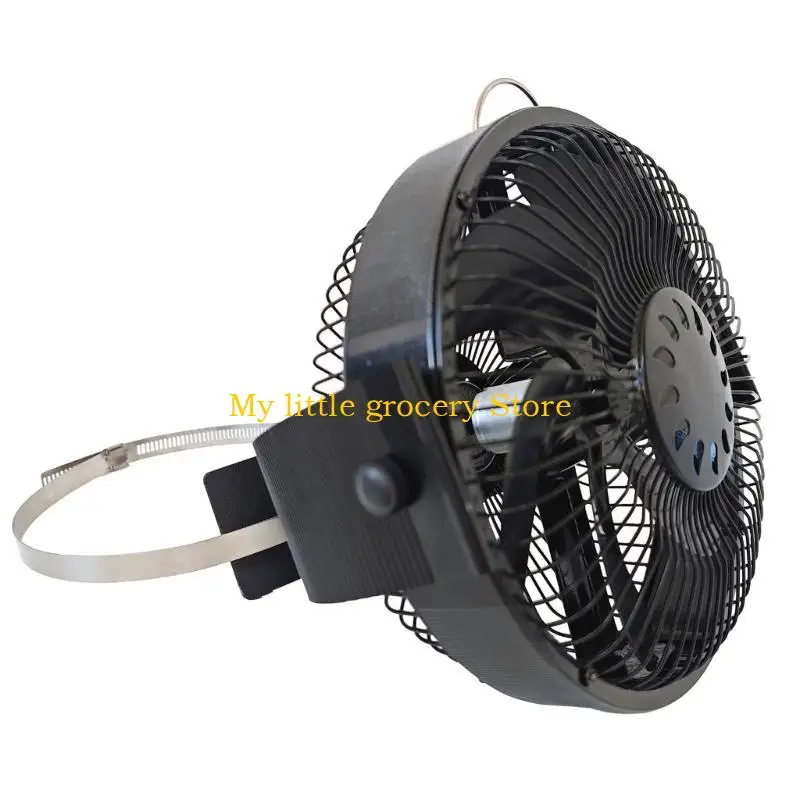 

D5BD Вентилятор дровяной печи Черные камины 6 листов Тепловой вентилятор печи для дровяных горелок Камины Дружественный