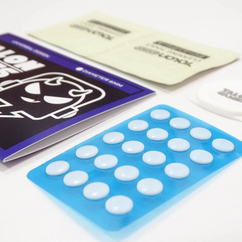 TALONGAMES Mouse Skates Mouse Feet Curved DIY Universal Dots 6mm