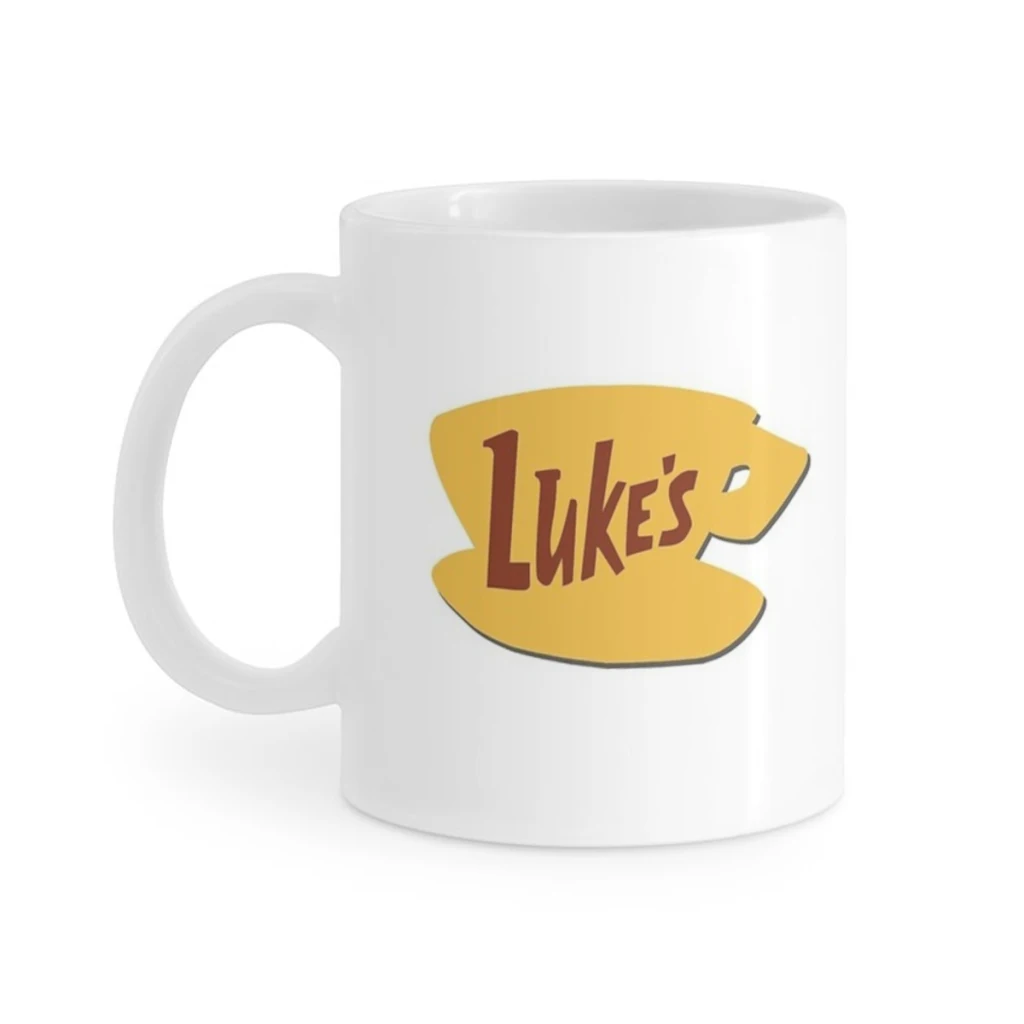 Luke's Coffee Coffee Milk Cup Mocha Couple Christmas Mug Kawaii Cups Original Mugs 11oz