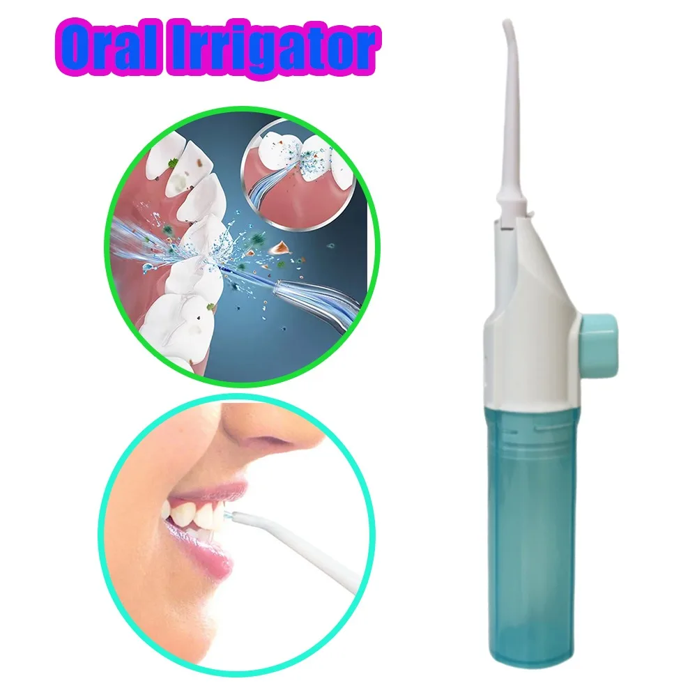 High Pressure Portable Dental Water Flosser Cordless Oral Irrigator 300ML Tank For Braces Care Travel Home Teeth Cleaning