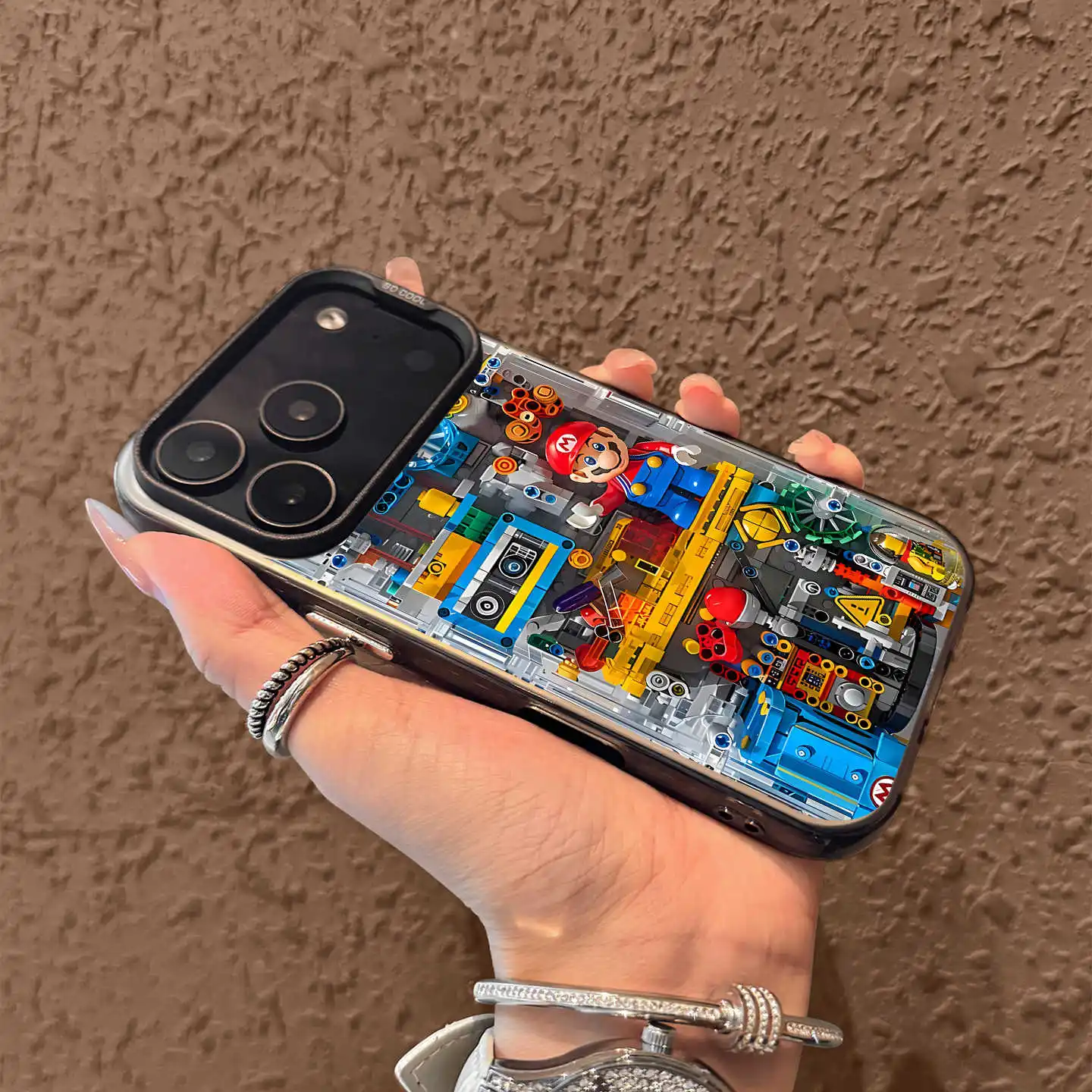 الفاخرة بنة الأنابيب عامل جراب هاتف آيفون 17 برو ماكس 11 12 13 14 15 16 برو 17Air 16 زائد مكافحة قطرة غطاء سيليكون