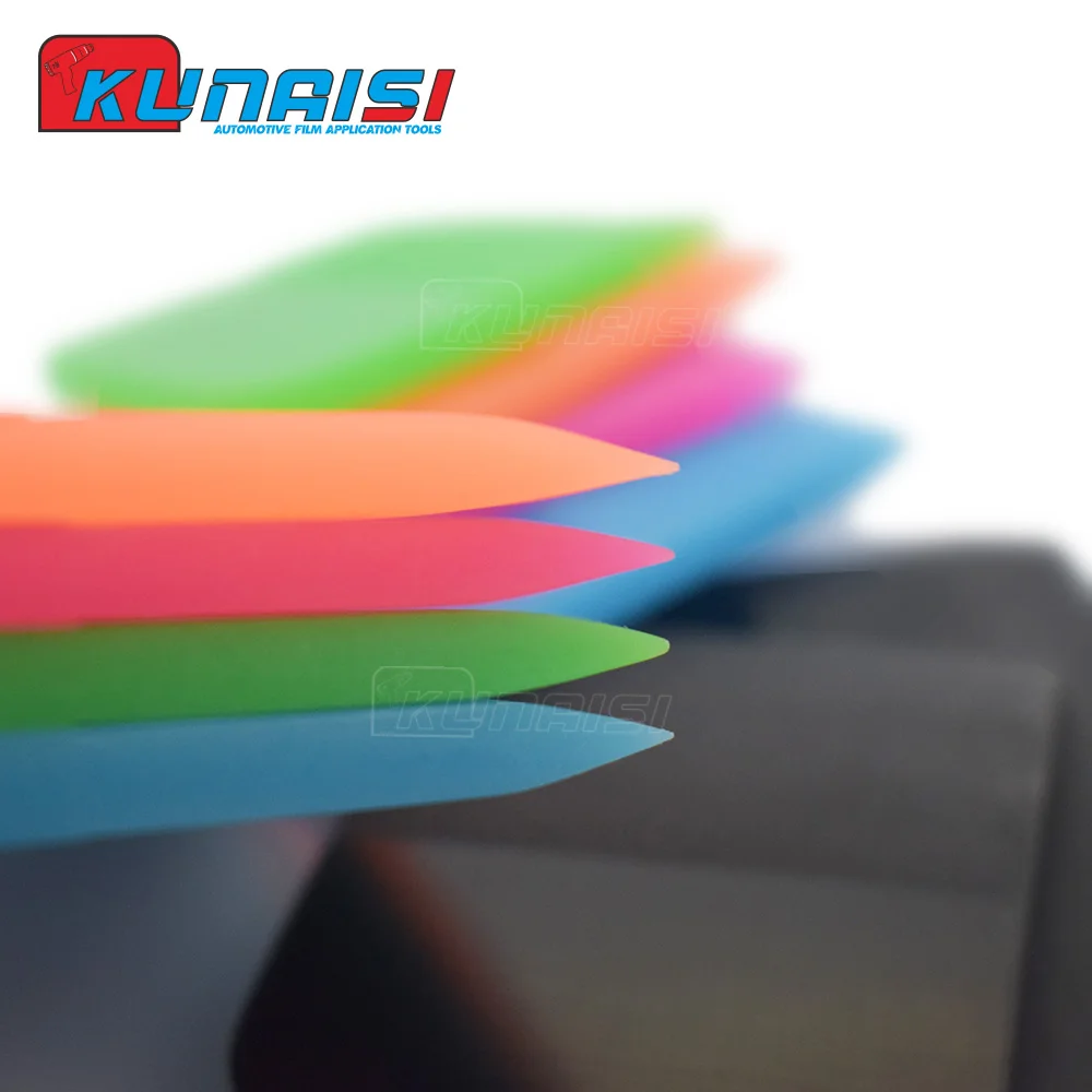 KUNAIS1pcs I Rubber Squeegee Window Film Tint ScraperTools Car Wrap Vinyl install PPF Paint Protection Film TPU Rubber Squeegee