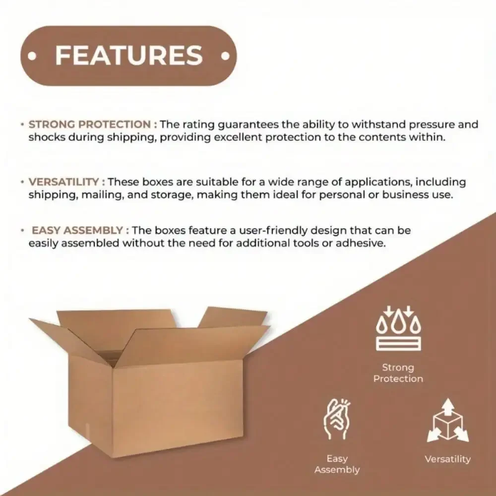 6 x 6 x 3" ECT-32 25 PCS/Case Brown Corrugated Boxes