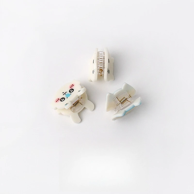 Ckw Small Hair Claw Clip Cute Usagi Rabbit Hachiware Cat Momonga Mini Hair Claw Barrettes Kawaii Hair Decor for Daily Wear view 3