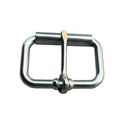 Stainless Steel Pin Buckle Cowboy Bag Leather Roller Metal Horse Products Accessories Fitting 50mm