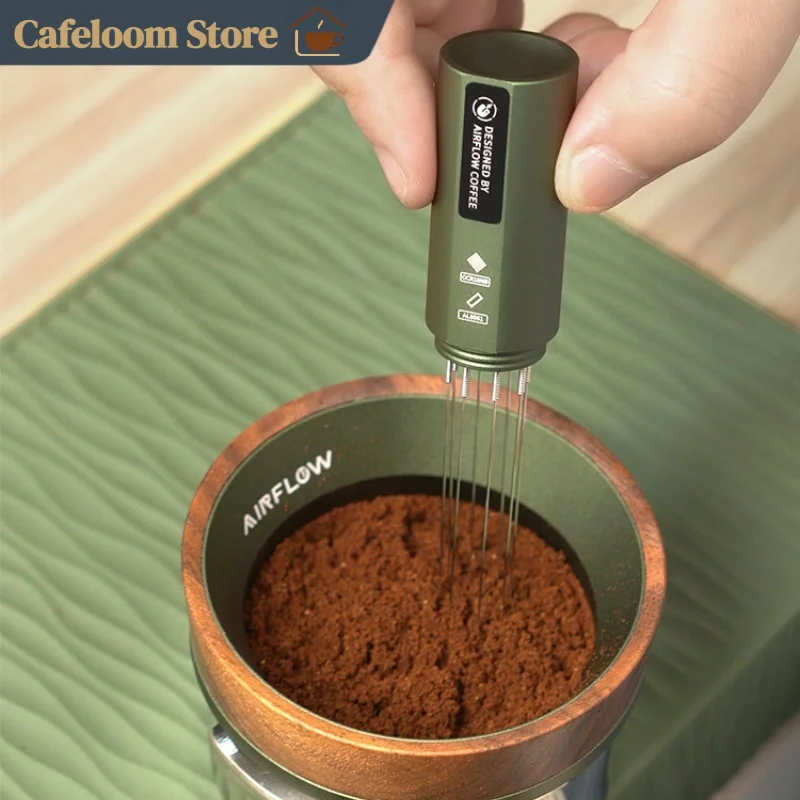 Airflow Needle Distribution Tool Coffee Wdt Tool Stainless Steel Magnetic Distributor Stirrer Needle Espresso Accessory