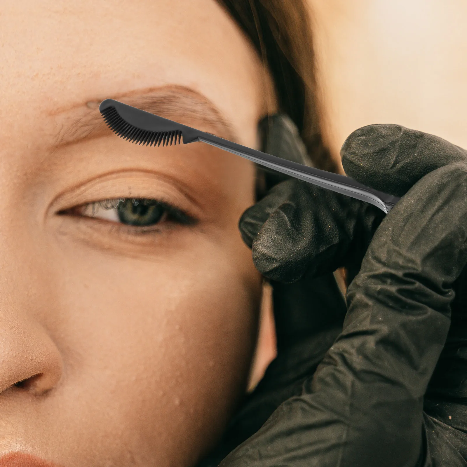 5 pz Doppia Testa di Trucco Per Sopracciglia Che Modella Tintura Dei Capelli Mascara Applicazione Mini Spazzola Per Capelli Strumento di Laminazione Delle Sopracciglia Trucco A Doppio Faccia