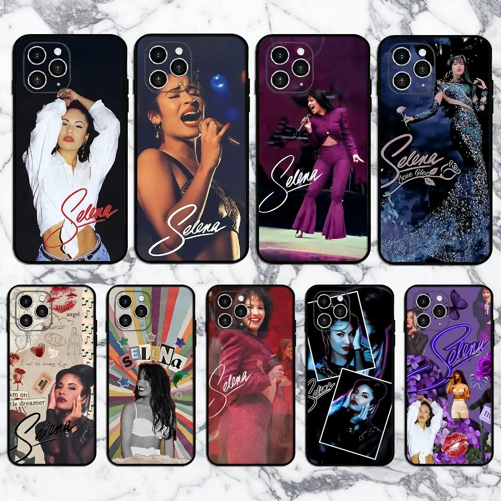 S-Selena Quintanilla  Phone Case For Iphone 16 15 11 13 14 Pro Max 7 8 Plus X Xr Xs Max 12mini Cover Case