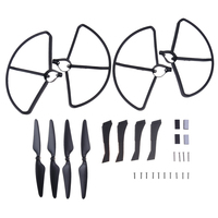 Propeller + Protective Cover for Hubsan H501S Drone Replacement Spare Propeller Protection Guard Aircraft Landing Gear