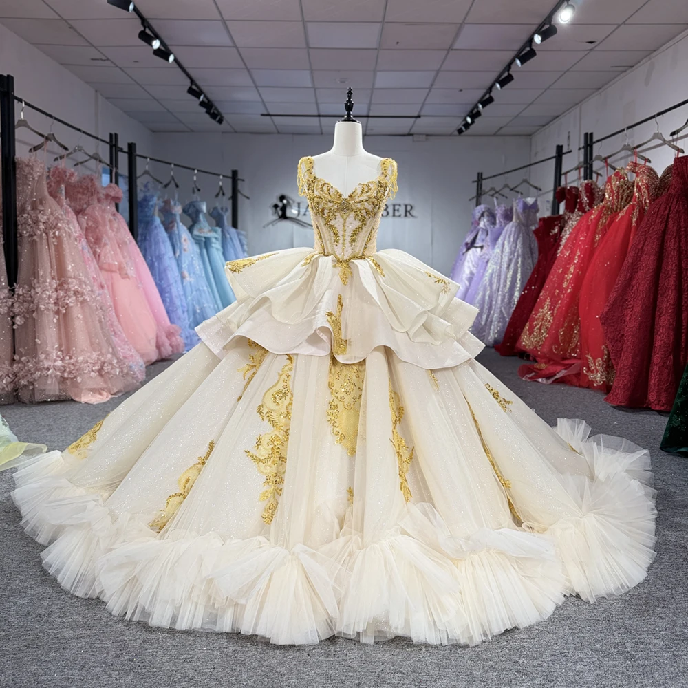 Elegant Quinceanera Dresses with Rhinestones Spaghetti Straps Beading Pleat Ruffles Vestidos De 15 Quinceanera Customized