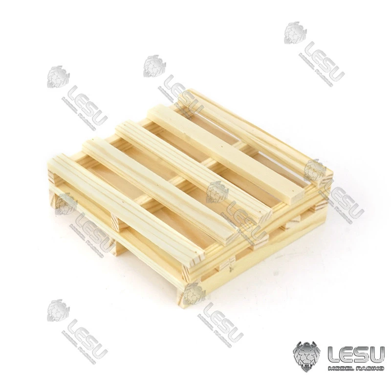1/14 RC Engineering Hydraulic Forklift Wooden Pallet Transport Board Rack, RD-A0002-F Cargo Rack for Tamiya LESU RC Model Parts