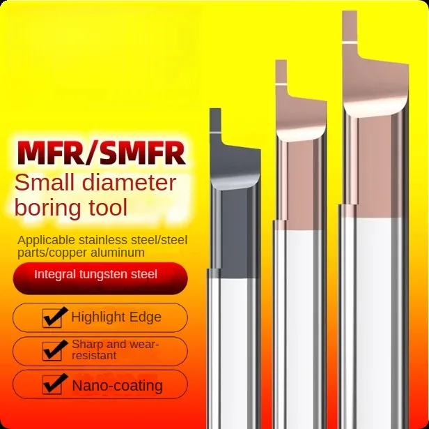 

Резак для торцевых канавок из вольфрамовой стали SMFR SMFL MFR MFL Режущий инструмент из твердого сплава с микродиаметром Инструмент для растачивания торцевой поверхности с ЧПУ