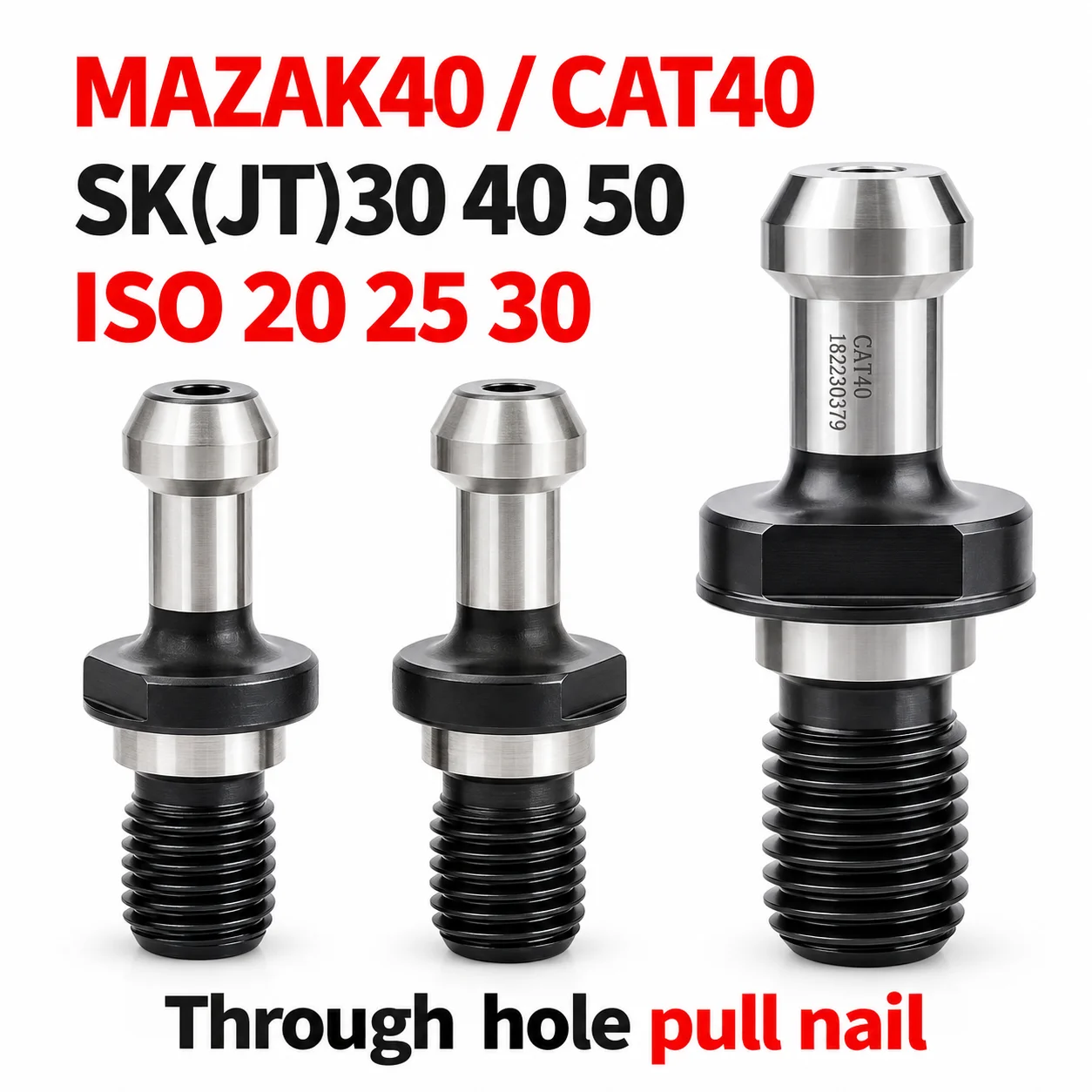 sk30-sk40-sk50-jt40-cat40-iso20-iso25-iso30-bt40-bt50-manipulo-de-retencao-com-pino-de-tracao-e-furo-passante-de-45-graus-suporte-de-ferramenta-cnc