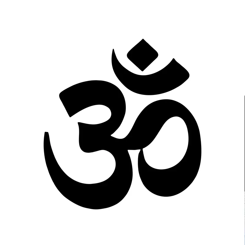 Yoga Om Symbol Namaste Waterproof Vinyl Sticker Meditation Decal Car Bumper Window Motorcycle Helmet Laptop Tank Fairing Decor