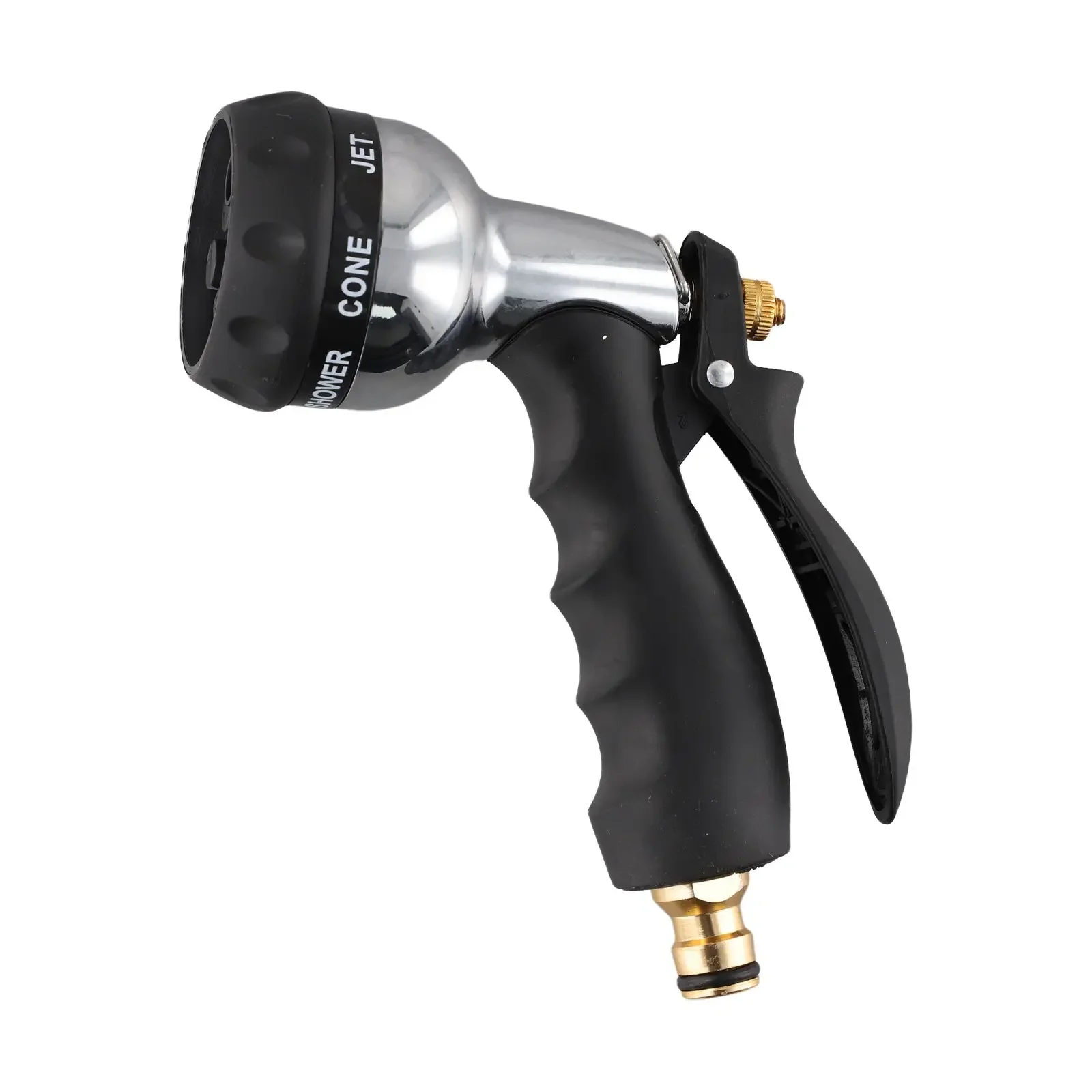 Efficient Water Usage Garden Hose Nozzle Ergonomic Grip Labor-Saving Design Premium Material Rubber Seal Gasket