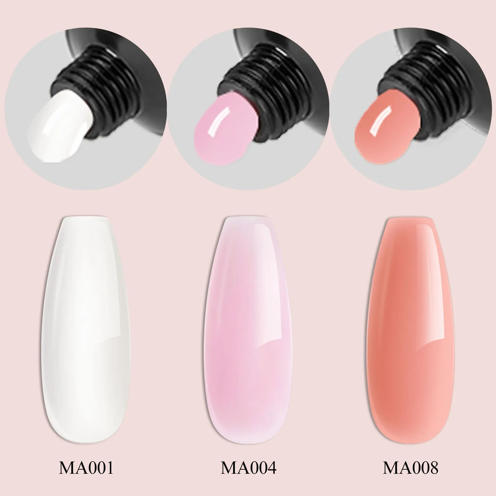 10個入り 20ml エクステンションネイルジェルポリッシュセット アクリルクリスタルビルディング フルポリジェル ネイルキット UVニス ネイルアート マニキュアキット