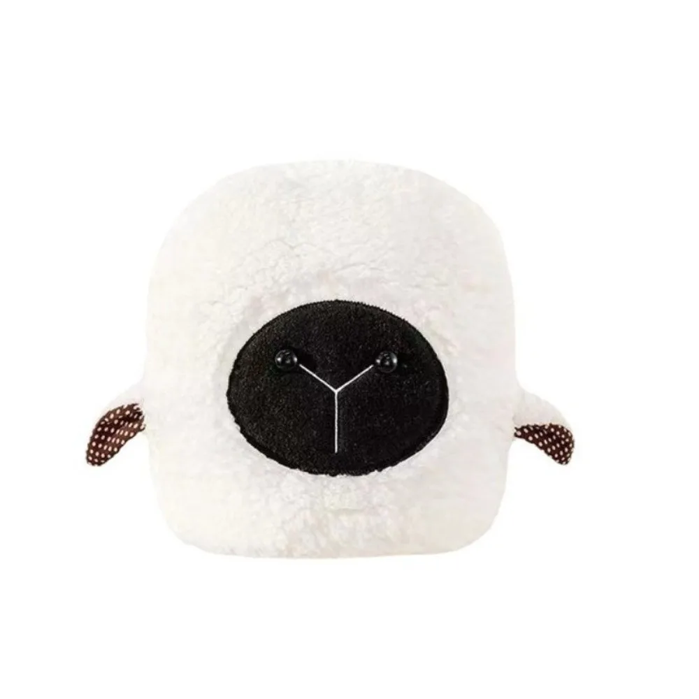 Casual Warm Winter Bucket Hat Fleece Lined Little Lamb Beanie Cap Soft Cartoon Cosplay Party Hat for Women