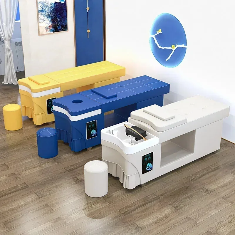 

Adjustable luxury shampoo chairs beauty recliner Barber head spa bed salon hair spa cappers Stoel hairsalon salon furniture