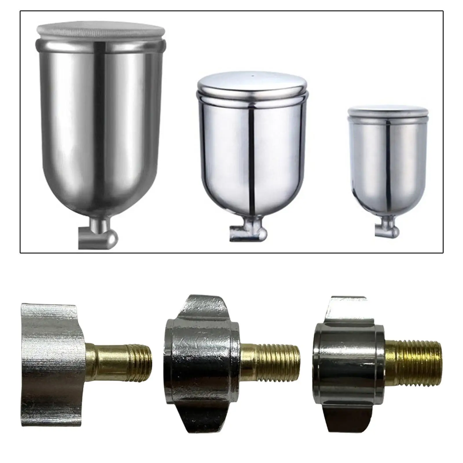 مرفق محول كأس الرش سهل التركيب، تركيب معدني عملي ودقيق، ملحق بخاخ الطلاء، موصل كوب الطلاء #1