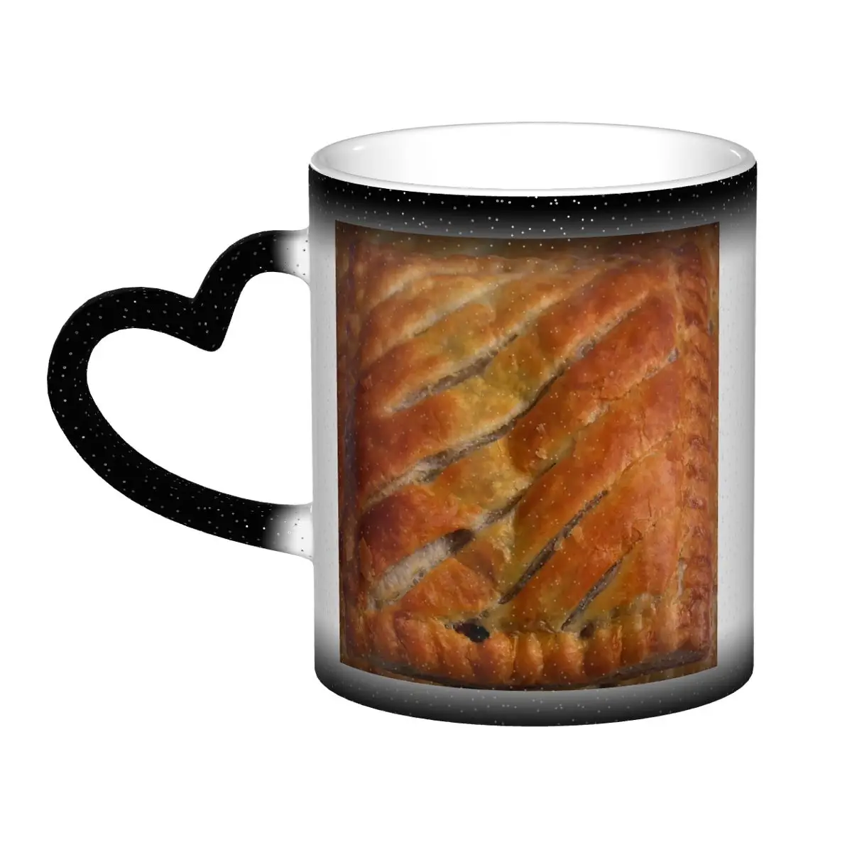 

Greggs Steak Bake Mug Funny Ceramic Coffee Cups Tea Mugs Milk Cup Drinkware Gifts for Woman Man