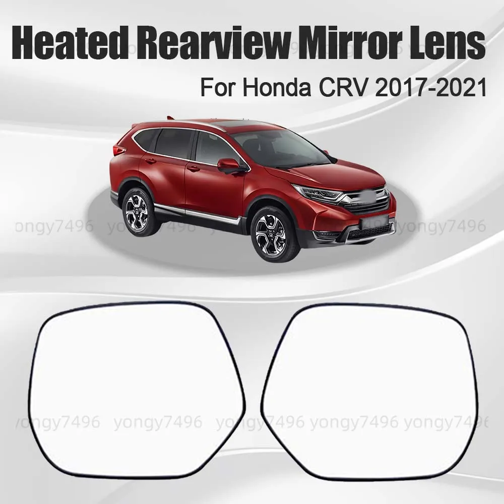 

Car Wide Angle Heated Rearview Mirror Lens For Honda CRV 2017 2018 2019 2020 2021 Car Rearview Accessories Mirrored Glass