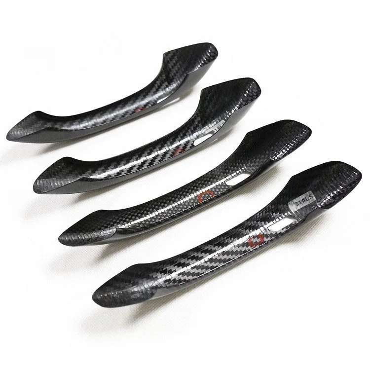 High Quality Automotive Parts Suitable for  Macan/Cayenne Carbon Fiber Door Handle protection Decoration