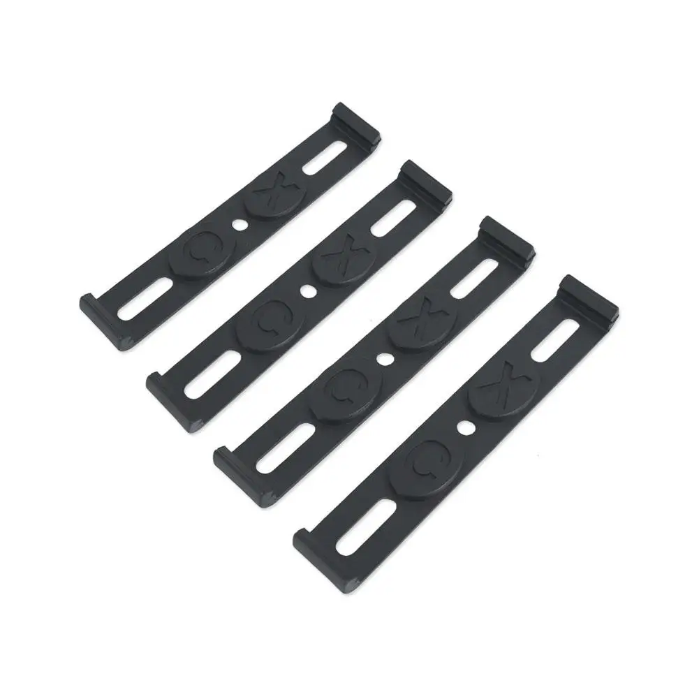 Frameless License Plate Mount 4PCS Weather-Proof Frameless License Plate Frame Car Tag Frame For Front And Rear Car Tags