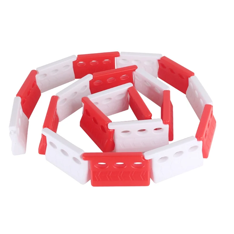 WOWFU-20 Stuks RC Auto Drift Racing Track Road Barrière Verkeershek Wegversperringen Obstakels Voor 1:24 Schaal Afstandsbediening Auto