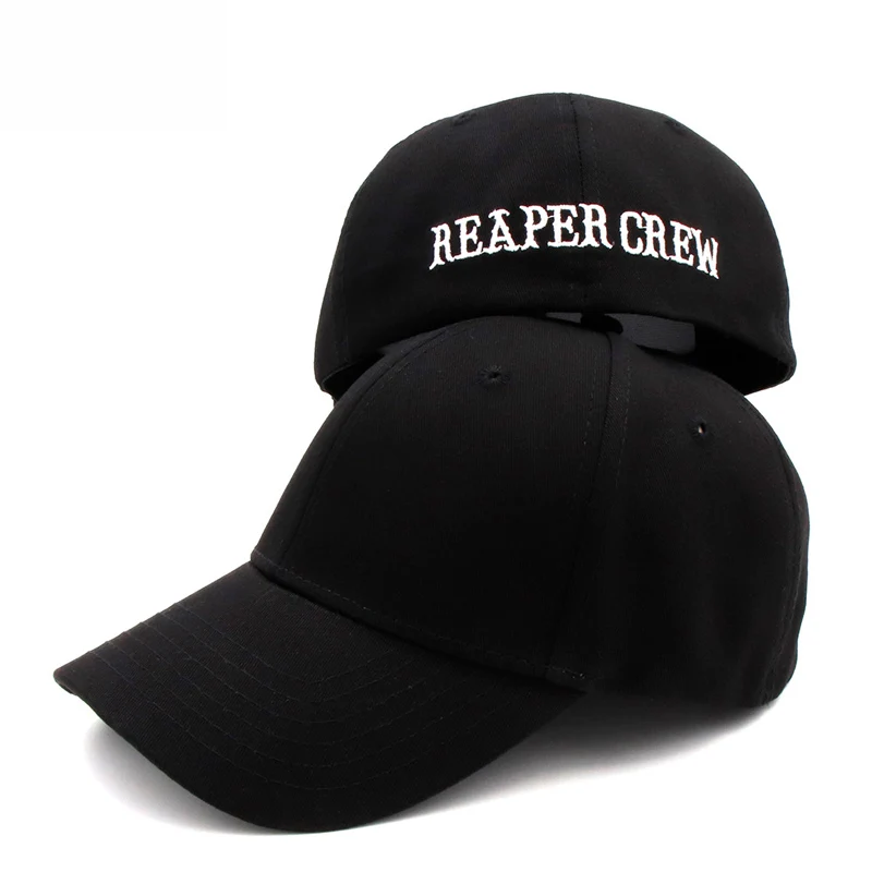 

New Arrival Men Women Baseball Cap REAPER CREW Embroidery Tight Closure Hip Hop Sons of Anarchy Summer Sun Dad Hat Gorras H015