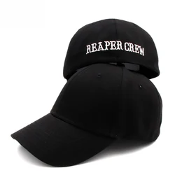 Boné bordado REAPER CREW masculino e feminino, fechamento apertado, Hip Hop, Filhos da Anarquia, Chapéu de Sol Verão, Chapéu Papai, Gorras H015, Nova Chegada