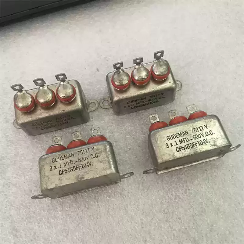 GUDEMAN Goodman 3 × 0.1UF 600V Copper Shell Gallbladder High Voltage Coupled Oil Immersed Capacitor from the United States