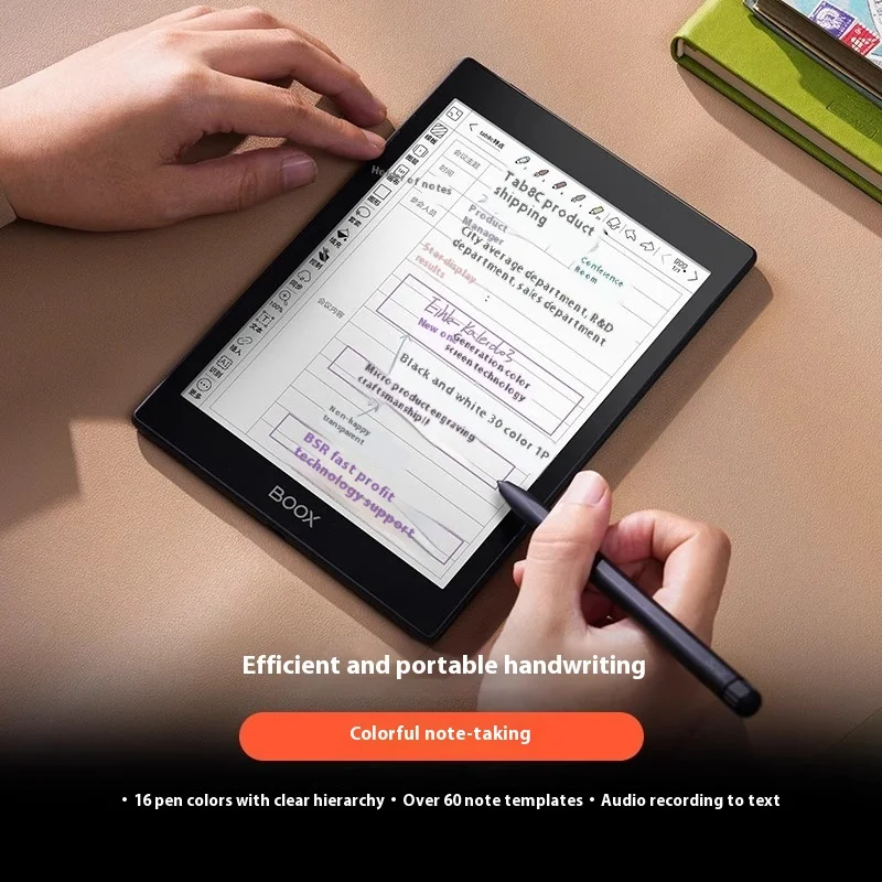BOOX Tab8C E-Book Reader Tablet de tinta colorida com proteção para os olhos Leitor de tela de tinta de escova rápida colorida de 7,8 polegadas e-book livro de papel eletrônico