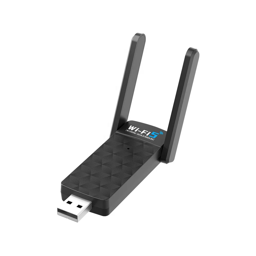 1300Mbps WiFi Network Card WiFi5 Adapter USB 3.0 Dual Band WiFi Dongle With Antennas