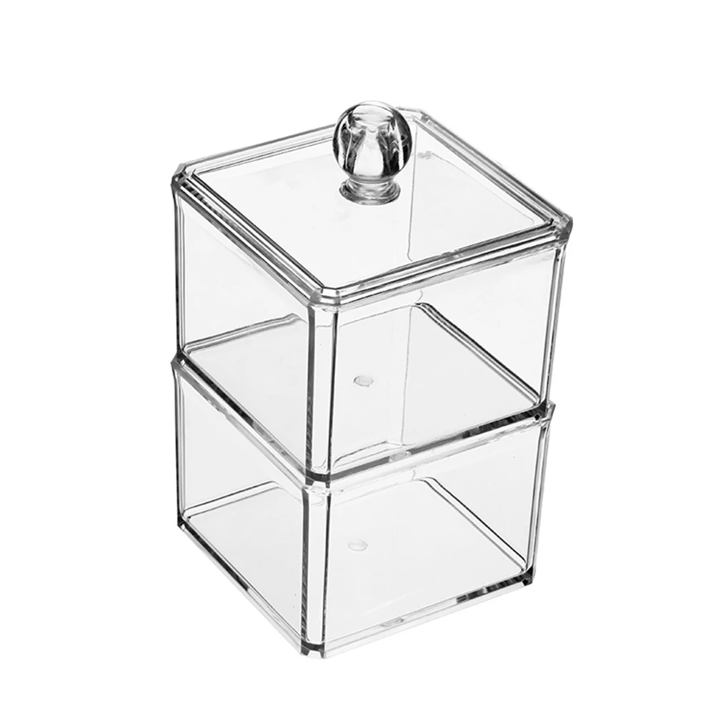 

Acrylic Food Storage Box Clear Double Layer Kitchen Organizer Tea Bag Containers Fruit Boxes Pantry Preservation Crisper Sorting